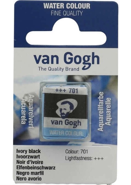 Van Gogh 1/2 Tablet Sulu Boya 701 Ivory Black