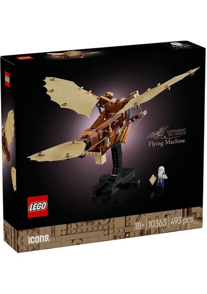 10363 LEGO Icons - Leonardo Da Vincinin Uçan Makinesi 493 Parça +18 Yaş indirimleri
