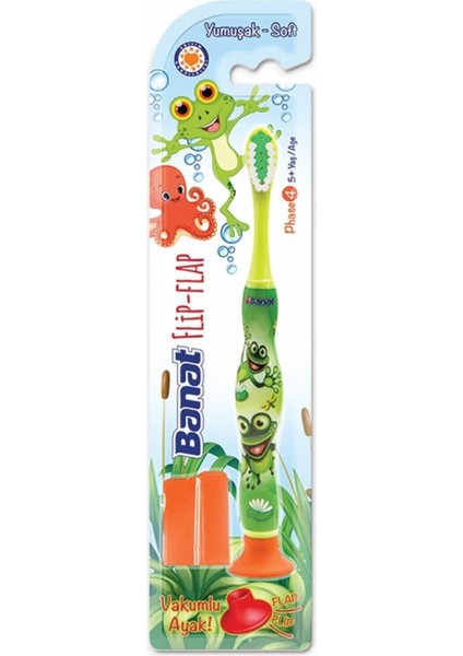 Banat Flip-Flap Vakum Ayaklı Çocuk Diş Fırçası fiyatları