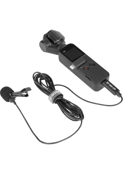 By-M3-Op Dji Osmo Pocket Yaka Mikrofonu, Standart