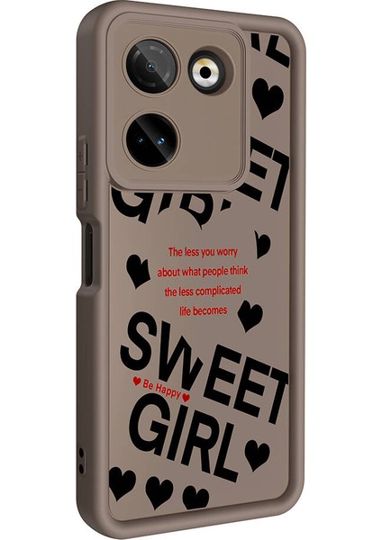 Tecno Camon 20 Pro 4g Kılıf Kamera Korumalı Baskılı Arka Yüzey Nxxa Klas Kapak-Siyah