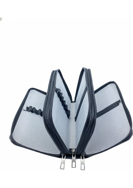 Üç Gözlü Lastikli Kalemlik Arabalı Siyah fırsatları