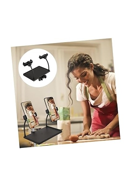 Mikrofon Tepsisi Karaoke Çok Amaçlı Kartı Tepsisi Mikrofon Aksesuarları Ayarlanabilir Mikrofon Standı Ayaklı Mikro USB Raf Standları Kulaklık Direği Mikrofon Standı Tepsisi modelleri