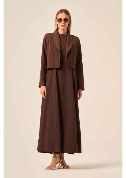 Kadın Ceket Elbise Takım Kahve 31210 indirimleri