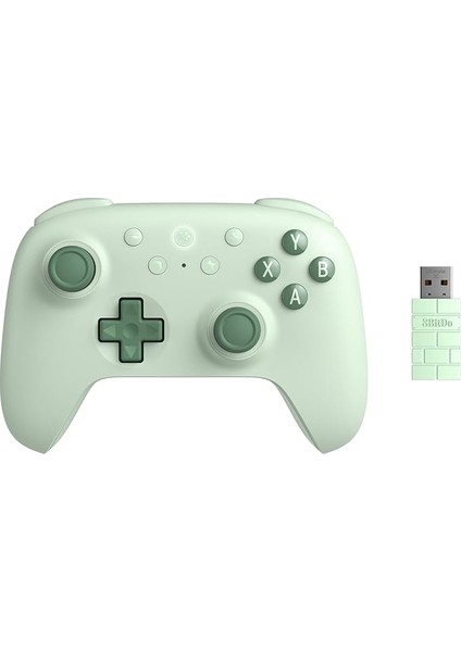 Ultimate 2c Wireless Controller For Windows Pc And Android, With 1000 Hz Polling Rate, Hall Effect Joysticks And Triggers, And Remappable L4/r4 Bumpers (Green)