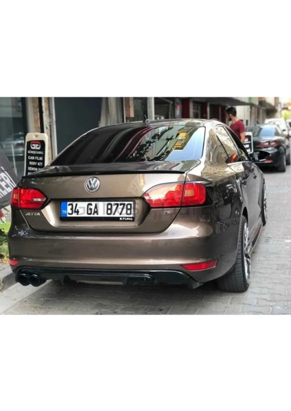 Volkswagen Jetta Makyajsız R Difüzör 2011-2014 Parlak Siyah