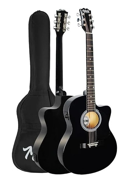 RG-560BK Pack Siyah Elektro Akustik Gitar Full Set Ekolayzerli 40 Inç 4/4 Yetişkin fiyatları