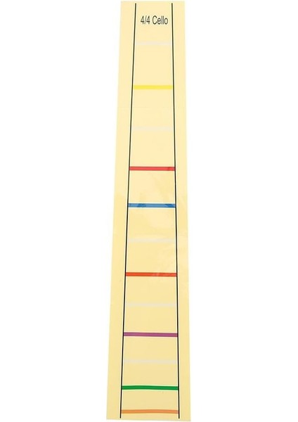 Parmak Kılavuzu Çıkartması, Çello Fret Parmak Çıkartması Yüksek Yapışkanlı Fret Board Etiket Çıkartması Çello Için 4/4, 3/4, 1/4, 1/2, 1/8(4/4)