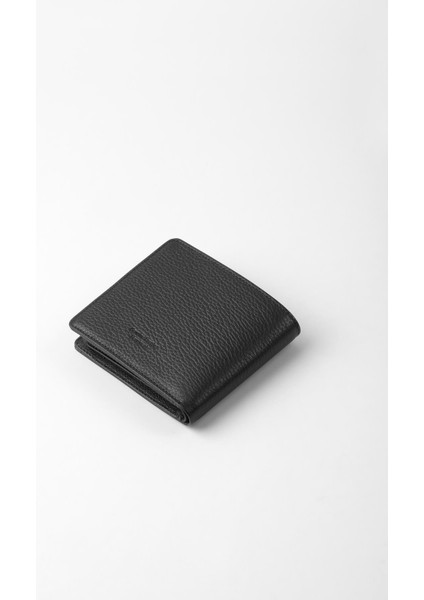 Hakiki Deri Erkek Cüzdan 27448 - Siyah/vizon