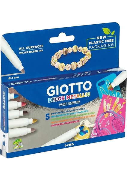 Decor Metalik Boya Askılı Paket 5'li