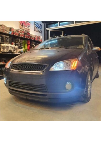 Ford C-Max 2003-2007 Uyumlu Evrensel 2 Parça Astra H Model Ön Ek Tampon Dili Lip Esnek Karlık fiyatları