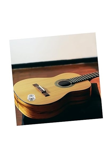 2 Adet Gitar Askısı Kilit Pimleri Pirinç Uç Pim Adaptörü Akustik Askı Düğmesi Soket Kapağı Metal Giriş Jakı Koruyucu Telli Enstrüman Yedek Malzemeleri indirimleri
