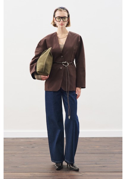 Studıo Blazer Ceket Acı Kahve fiyatları