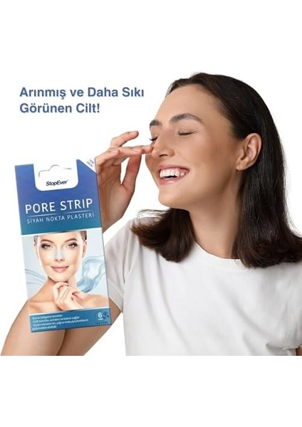 Stopever Pore Strip Siyah Nokta Burun Plasteri (6&apos;lı) fiyatları