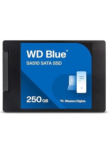 Wd SA510 250 GB Sata 2,5 Inç SSD 560 Mb/sn&apos;ye Kadar Okuma Hızı. fiyatları