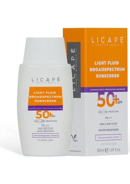 Licape Yüksek Koruma Suya Dayanıklı 50 Spf Likit Güneş Kremi – Tüm Cilt Tiplerine Uygun, Hafif ve Hızla Emilen Güneş Koruyucu – Uva/uvb Koruması ile Nemlendirici Formül – 50 ml fiyatları