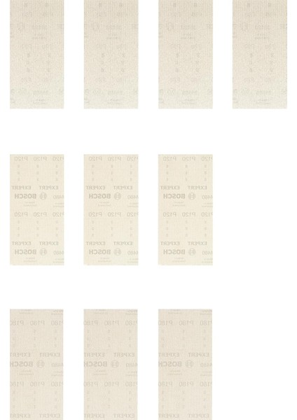 Professional 10 Parça Expert M480 Ağ Zımpara Seti ( Ahşap, Sert Ahşap, 93X186 Mm, Aksesuar Titreşimli Zımpara Makinesi)