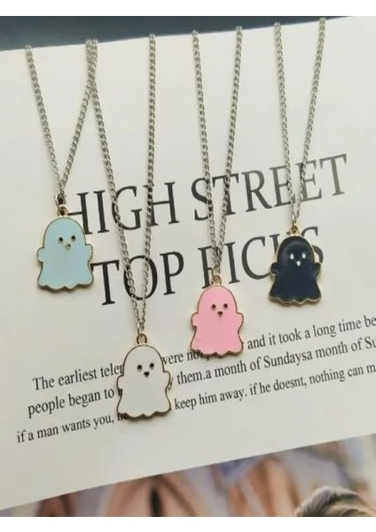 14K Altın Kaplama Hayalet Kolye-Paket Içeriğinde 1 Ad Kolye Bulunmaktadır