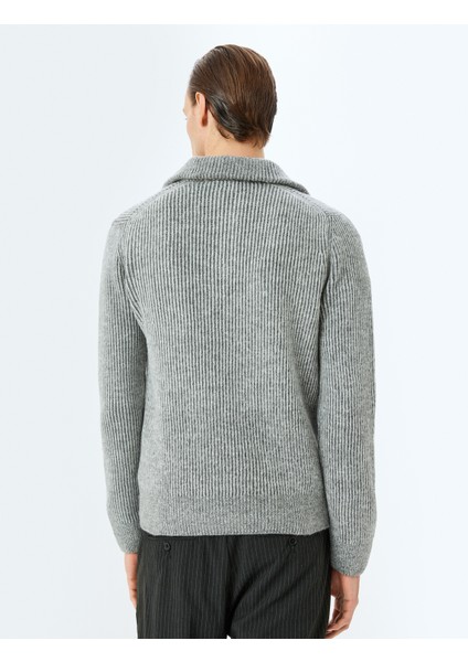 Yarım Fermuarlı Uzun Kollu Kışlık Triko Kazak fırsatları