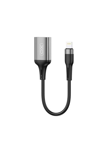 Xo Lightning To USB Otg Adaptör – Metal Gövde, U Disk/mouse/klavye Desteği, Dosya Transferi, Tak Çalıştır, NB201, (Otg Olan Cihazlarda Çalışır), Siyah fiyatları
