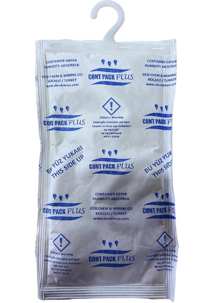 Rutubet Emici Şekil Askılı Contpack Plus Nem Alıcı Engelleyici Konteyner Kurutucu, 380 gr