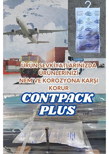 Rutubet Emici Şekil Askılı Contpack Plus Nem Alıcı Engelleyici Konteyner Kurutucu, 380 gr modelleri