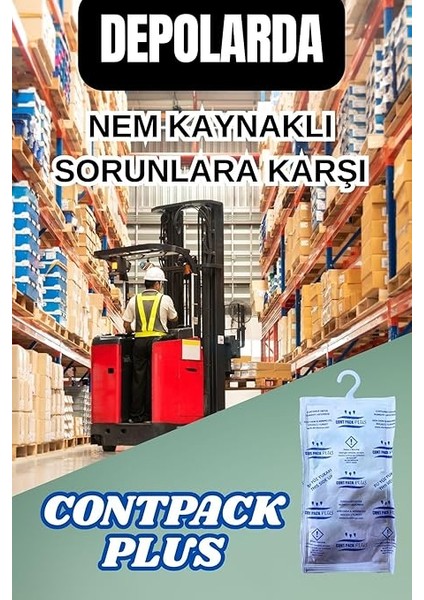 Rutubet Emici Şekil Askılı Contpack Plus Nem Alıcı Engelleyici Konteyner Kurutucu, 380 gr fırsatları