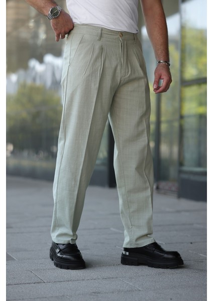 Yeni Sezon Baggy Keten Pantolon fırsatları