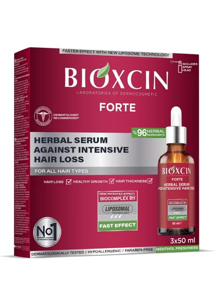 Bioxcin Bioxin Forte Serum (3 x 50 Ml)