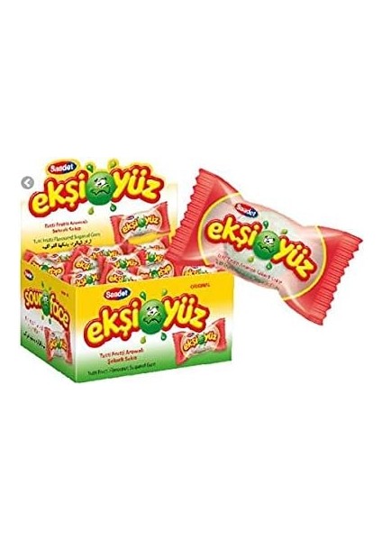 Ekşiyüz Şekerli Sakız 100&APOS;LÜ Kutu Tutti Frutti