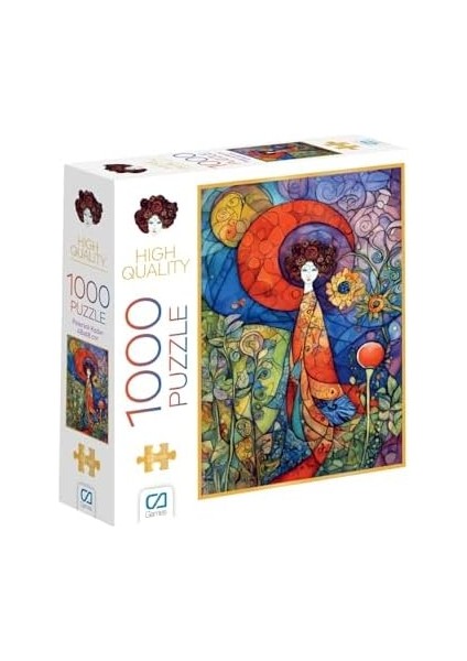 Games Pelerinli Kadın 1000 Parça 2,2mm Kalınlık 48X68CM Profesyonel Hobi Puzzle Yapboz Serisi fiyatları
