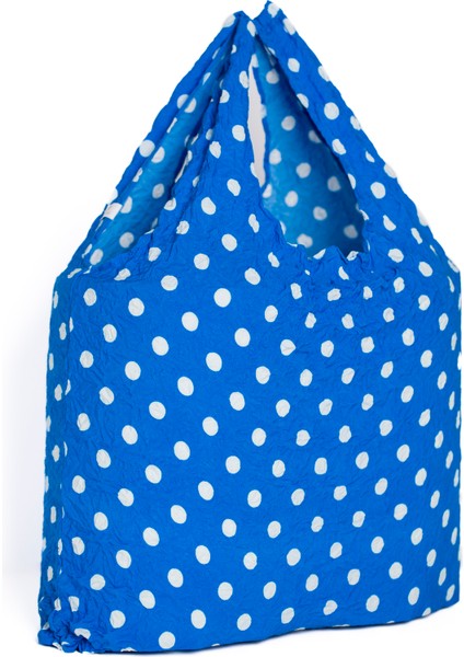 Genişleyen Puantiyeli Mavi Alışveriş Çantası fiyatları