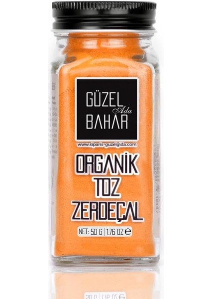 Güzel Ada Bahar Organik Toz Zerdeçal 50 G