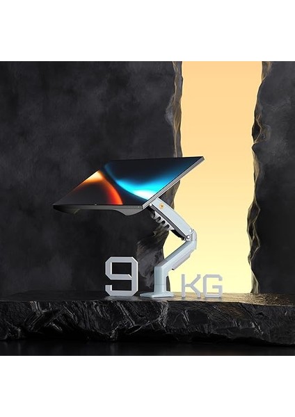 Bayou Nb F80 17"-30" Amortisörlü 2-9 kg Monitör Standı Yeni Versiyon (Göl Mavisi) modelleri