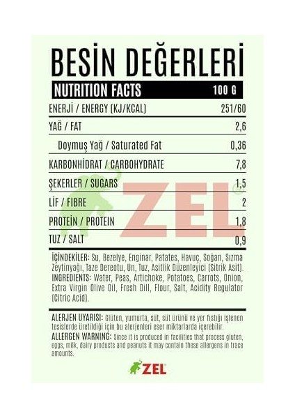 Zel Zeytinyağlı Enginar modelleri