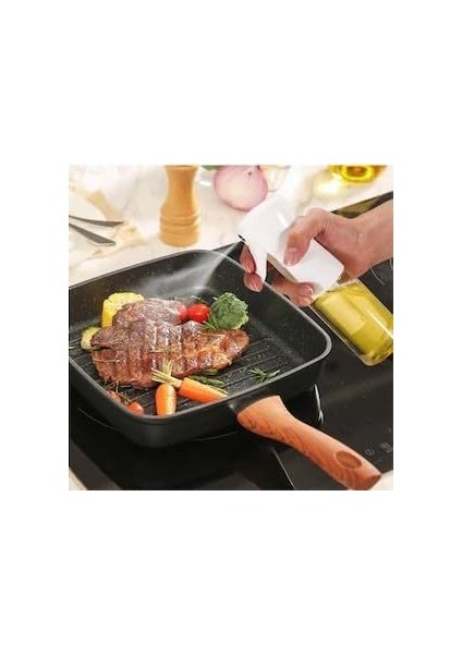 Airfryer Için Pratik Cam Sprey Yağdanlık ve Sirke Püskürtücü (Beyaz) modelleri