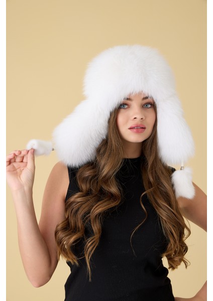 Hakiki Deri Gerçek Kürklü Kulaklıklı Kışlık Şapka fırsatları