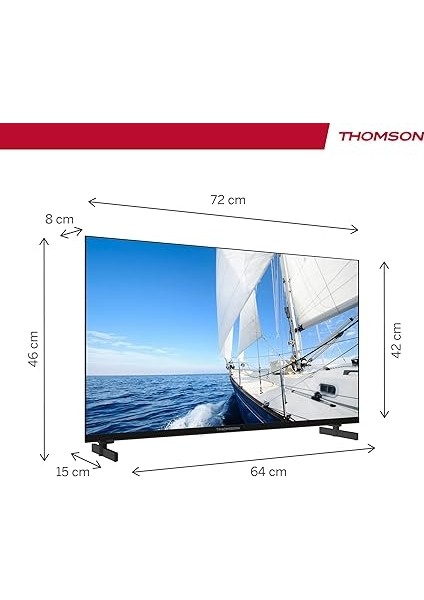 32HG2S14 32" (80 Cm) Hd Dolby Audio Google Tv Siyah fiyatları