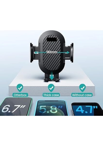 Nıppon, Uzatılabilir Vantuzlu Araç Içi Telefon Tutucu - Araba Telefon Tutucu - Tek Tuşla Açılır Kanatlar fiyatları