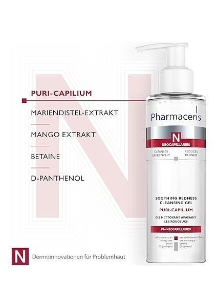 Irena Eris Pharmaceris Puri Capilium Soothing Rednees Cleansing Gel Temizleme Jeli (190 Ml) modelleri