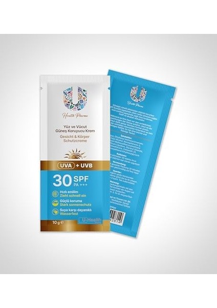 U Health Güneş Kremi 30 Spf 5 Adet 10 gr