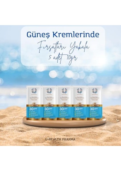 U Health Güneş Kremi 30 Spf 5 Adet 10 gr modelleri
