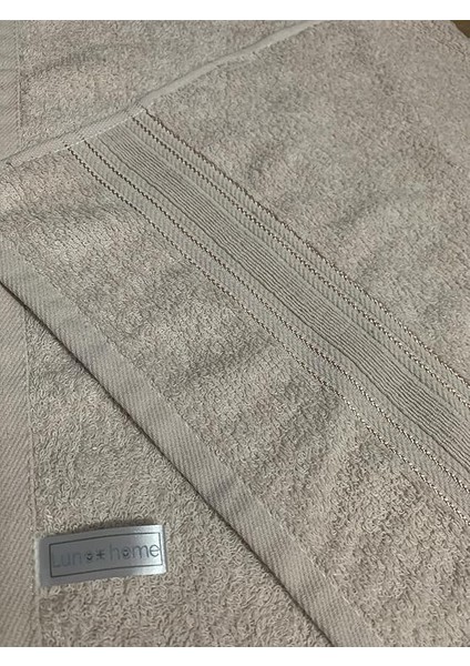 HOME%100 Cotton Havlu Takımı Vücut Havlusu 90X140 Cm, Baş Havlusu 50X80 Cm, Ekstra Yumuşaklık (Kahverengi) modelleri