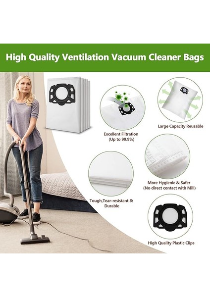 10 Adet Elektrikli Süpürge Torbası Karcher 2.863-006.0 Için Keçe Filtre Torbası Karcher Wd4 Wd5 Wd6 WD5P WD6P Premium Mv4 Mv5 Mv6 Torba Filtre Torbaları Islak ve Kuru Toz Torbası Torbalar Için fırsatları