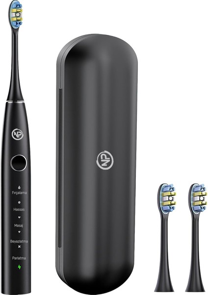 Npo Nicefeel X610-Z Dakikada 40000 Titreşim, Şarjlı Sonic Profesyonel Diş Fırçası (Siyah) modelleri