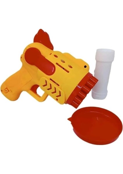 Store Işıklı Pilli Köpük Baloncuk Makinesi Tabancası Şık Tasarım Bol Köpük Süper Bubble Gun, Çok Renkli indirimleri