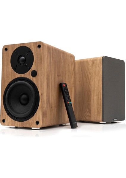 A5 Arc Aktif Hoparlör Kahverengi (Hdmı Arc,rca Bluetooth,optik,usb,sub Out)