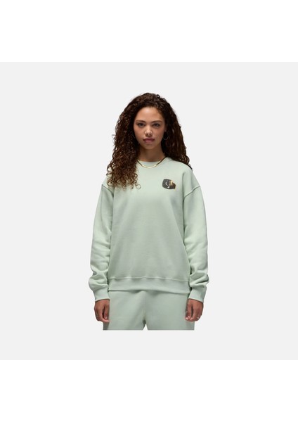 Jordan Brooklyn ''jewelery Graphics'' Fleece Crew Kadın Sweatshirt