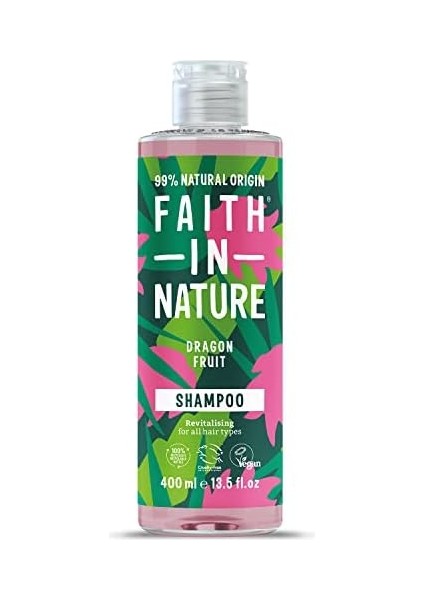 Faıth In Nature %99 Doğal Besleyici Şampuan Tüm Saç Tipleri Için (Ejder Meyvesi, 400 Ml)