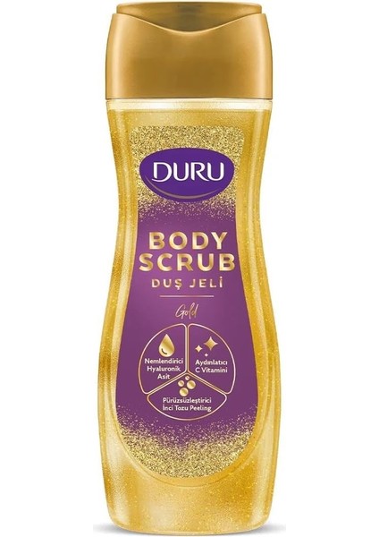 Duru Body Scrub Duş Jeli, Gold, 450 Mililitre